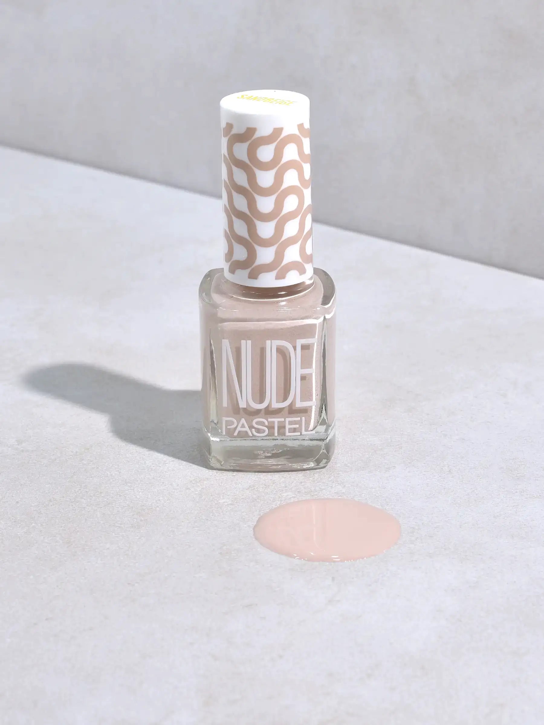 NUDE BY PASTEL NAIL POLISH 766 SAND BEIGE